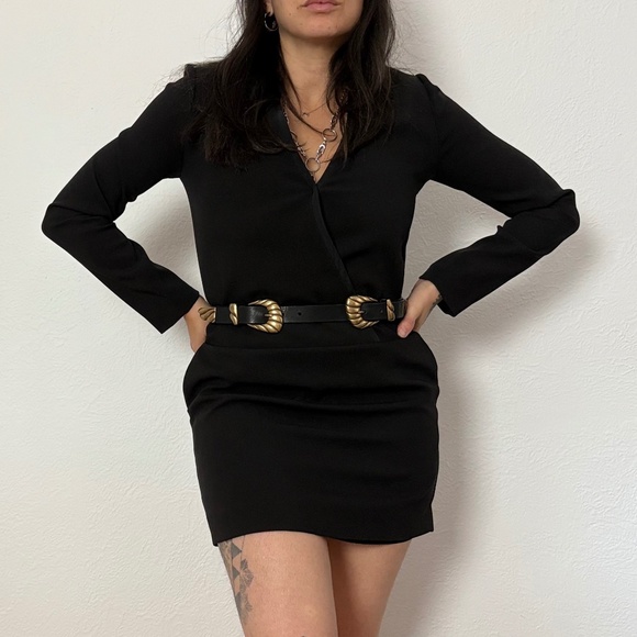 The kooples double buckle leather belt - Picture 6 of 7